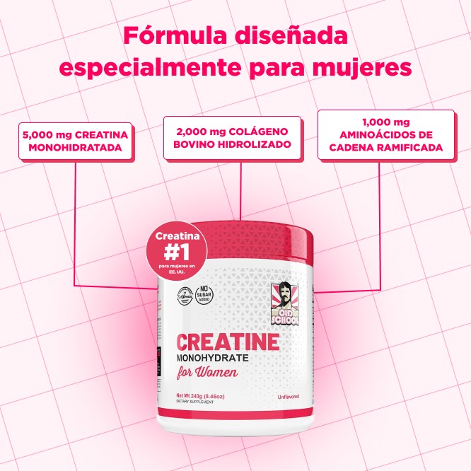 Más Fuerza, Más Curvas: La Creatina Hecha Para Ti