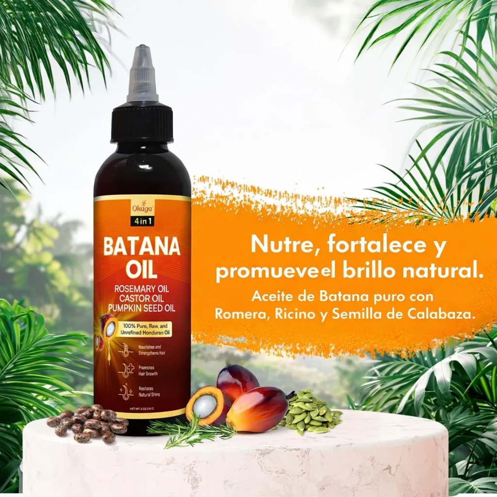 Batana Oil – Nutrición Profunda y Brillo Natural para tu Cabello