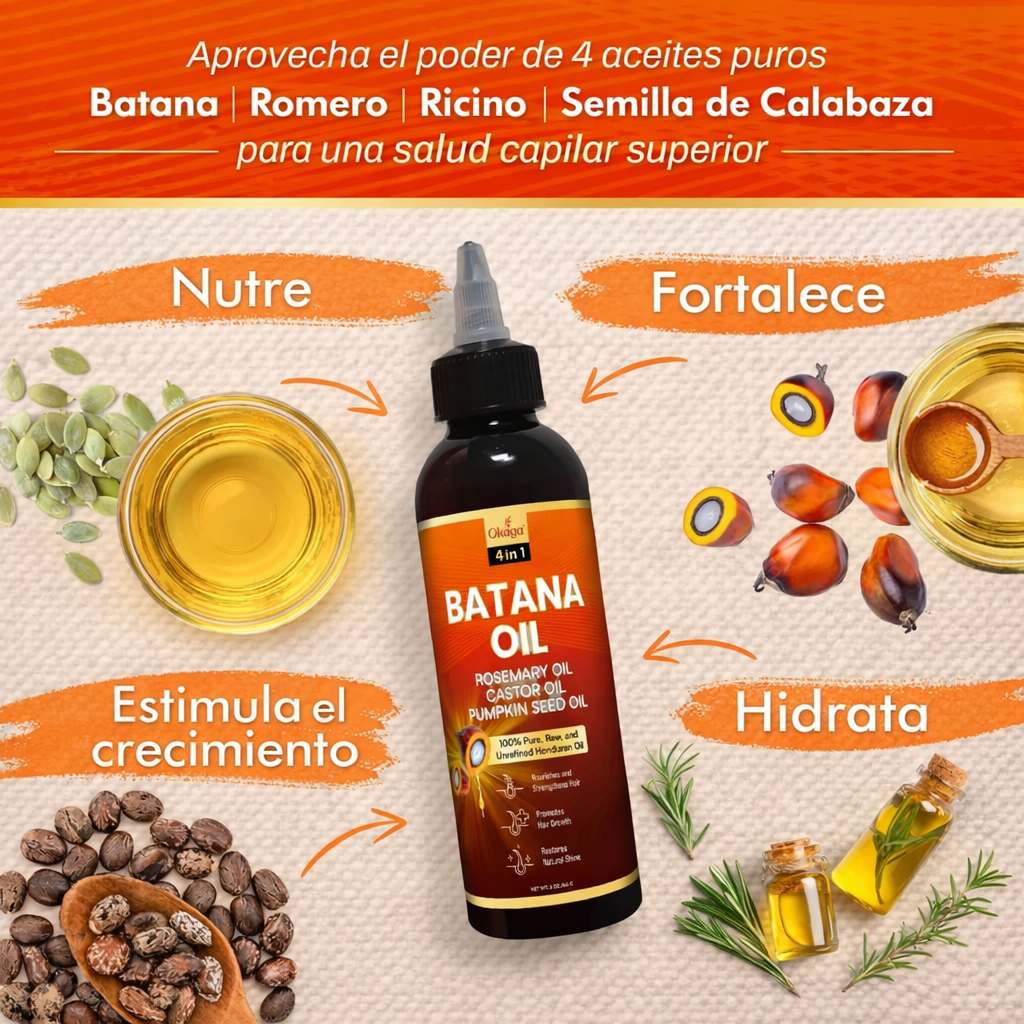 Batana Oil – Nutrición Profunda y Brillo Natural para tu Cabello