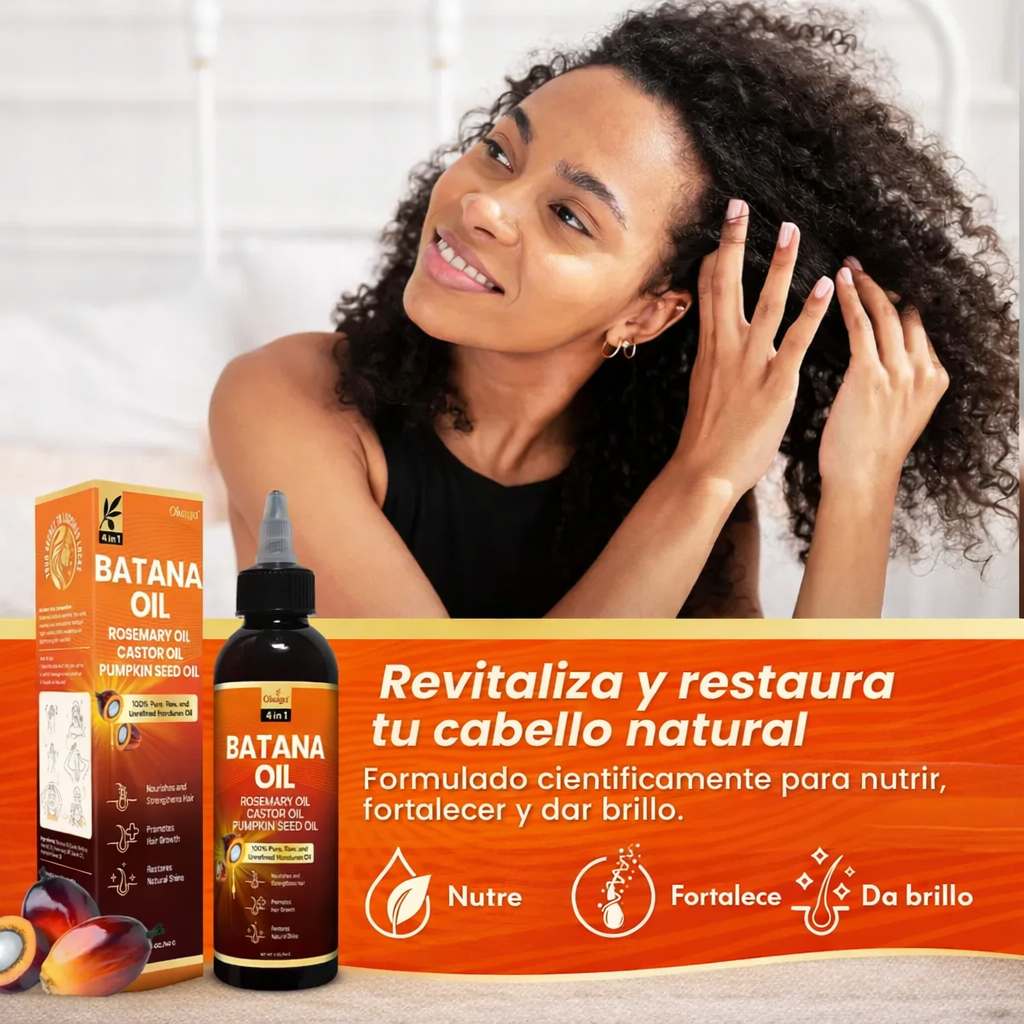 Batana Oil – Nutrición Profunda y Brillo Natural para tu Cabello